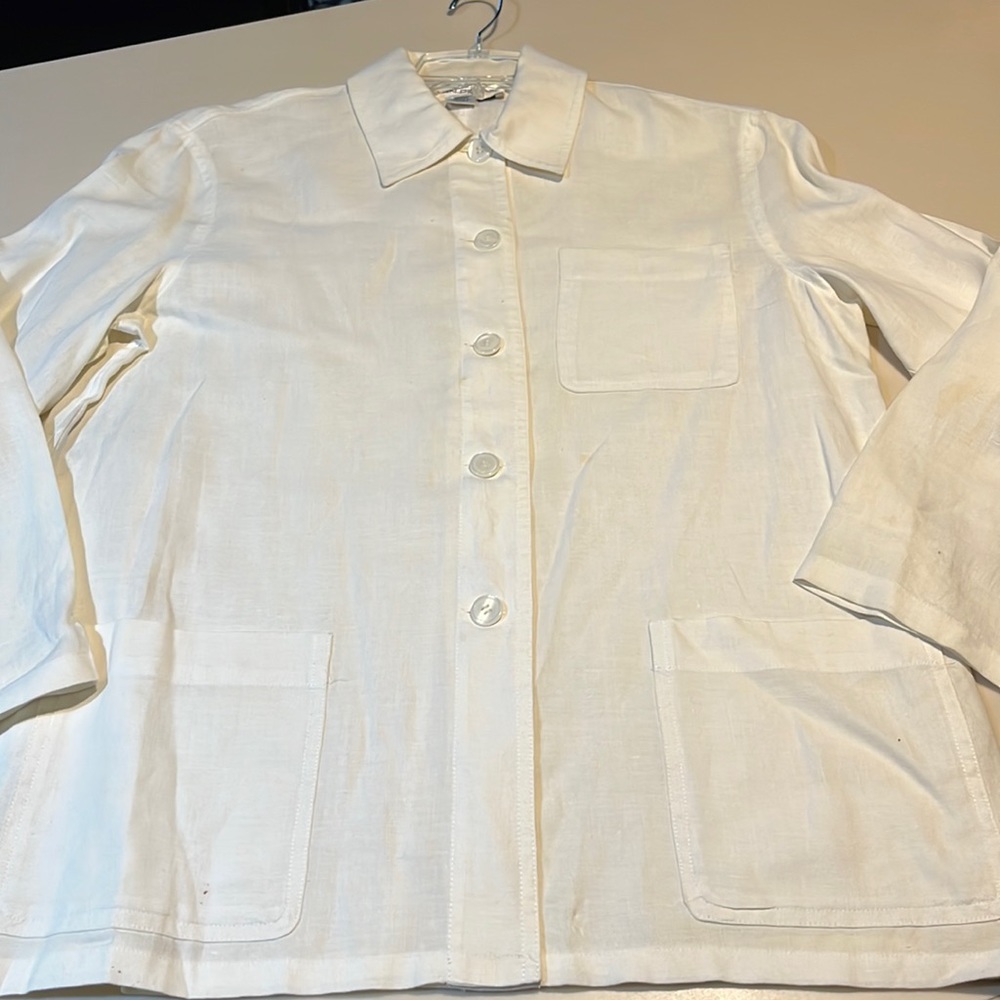 Evan Picone Linen tunic medium